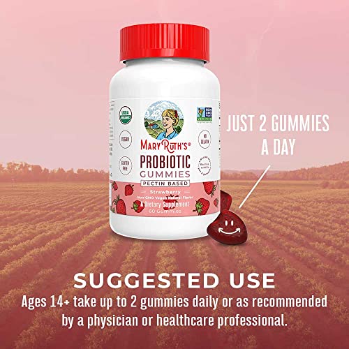 MaryRuth Organics Adult Probiotic Gummies & Vitamin C Gummies Bundle Gummies for Digestive Support & Gut Health | Vegan Vitamin C Gummies for Immune Function & Overall Health for Adults & Kids