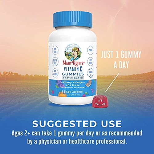 MaryRuth Organics Adult Probiotic Gummies & Vitamin C Gummies Bundle Gummies for Digestive Support & Gut Health | Vegan Vitamin C Gummies for Immune Function & Overall Health for Adults & Kids