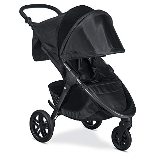 Britax B-Free Stroller, Cool Flow Teal - All Terrain Tires - Adjustable Handlebar - One Hand Fold - Large UV50 Canopy