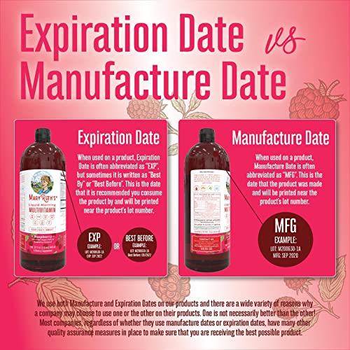 Turmeric Gold Drops & Morning Multivitamin (Raspberry) Bundle | USDA Organic Herbal Liquid for Immune & Digestive Support | Liquid Vitamins for Immune Support & Overall Wellness