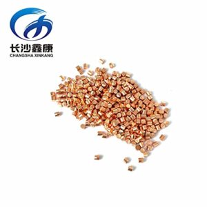 Copper Metal Nuggets 99.999% Pure Copper (Cu) Pellets Copper Raw Materials for Experiment, Research,Industry Materials, Element Collection (99.999% D3X3mm)