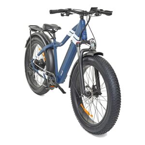 ez breeze electric bike for adults -fat tire e-bike commuting |750w motor |48v 14ah battery w/fast charge |electric bicycle for men women -dual-disc brake |snow beach mountain |7-speed, 26″
