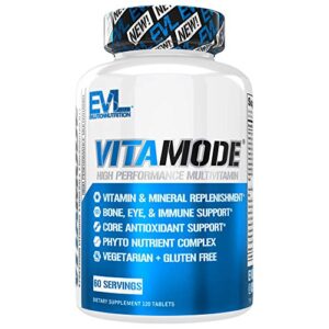 evl advanced daily multivitamin for men – men’s multivitamin with essential minerals phytonutrient complex and vitamode active mens vitamins for energy with lycopene for muscle bone and immune support