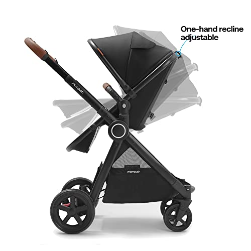 Mompush Ultimate2 Baby Stroller with Removable Bassinet - Full-Size Baby Strollers for Comfortable Outings with Baby - Toddler Stroller with Reversible Stroller Seat - Smooth Glide Bassinet Stroller