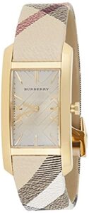 burberry bu9407 watch pioneer ladies – gold dial stainless steel case quartz movement