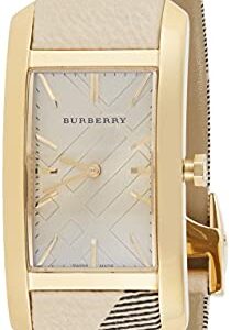 Burberry BU9407 Watch Pioneer Ladies - Gold Dial Stainless Steel Case Quartz Movement