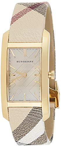 Burberry BU9407 Watch Pioneer Ladies - Gold Dial Stainless Steel Case Quartz Movement