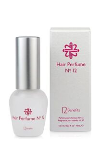 12 benefits hair perfume mist no. 12, awapuhi and papaya scent, hair fragrance.33 ounce