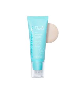 tula skin care filter primer luminizing & moisturizing primer | prime, smooth & illuminate with a filter-like finish | first light, 1 fl. oz.