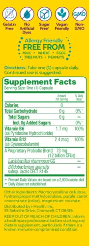 Culturelle Healthy Metabolism + Weight Management Probiotic Capsules (Ages 18+) – 30 Count – Helps Safely Manage Weight & Promote The Metabolism of Fats, Carbs & Proteins – Caffeine & Stimulant Free