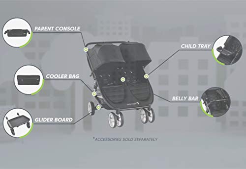 Baby Jogger | Graco Car Seat Adapter | City Mini 2 Double Stroller, City Mini GT2 Double Stroller, Black