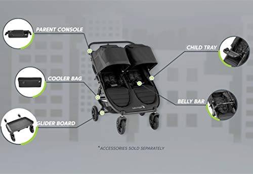 Baby Jogger | Graco Car Seat Adapter | City Mini 2 Double Stroller, City Mini GT2 Double Stroller, Black