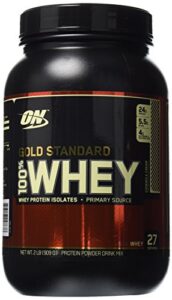 optimum nutrition 100% gold standard whey protein cookies and cream 2 lbs