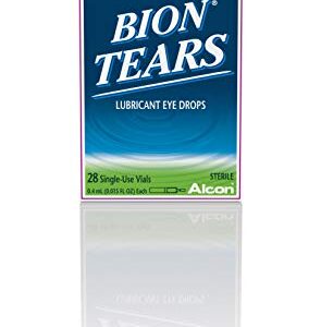 Bion® Tears Lubricant Eye Drops, 28 Single-Use Vials, 0.4-mL Each