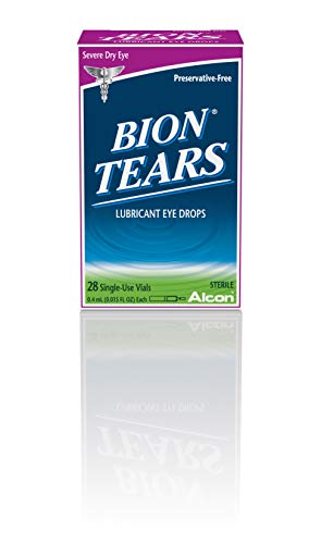 Bion® Tears Lubricant Eye Drops, 28 Single-Use Vials, 0.4-mL Each