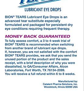 Bion® Tears Lubricant Eye Drops, 28 Single-Use Vials, 0.4-mL Each