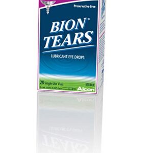 Bion® Tears Lubricant Eye Drops, 28 Single-Use Vials, 0.4-mL Each