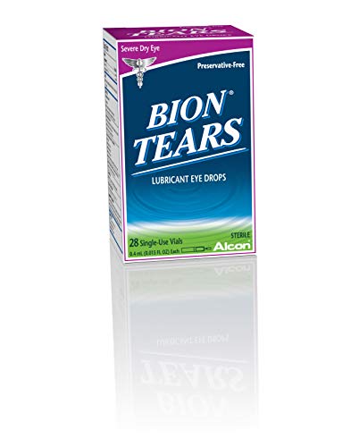 Bion® Tears Lubricant Eye Drops, 28 Single-Use Vials, 0.4-mL Each