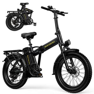 foldable electric bicycles, 750w brushless motor, 48v 15ah removable battery, electric bike with shimano 7 speed derailleur, ebike for adults