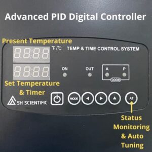 SH Scientific New 150L Vertical Autoclave. Glassware, Mushroom Grain and Culture Media Sterilization. Quicker Cycle. Advanced Pressure Gauge Display (PSI). 20psi at 121℃. Commercial and lab use. 220V