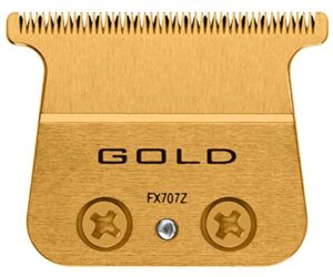 fx707z replacement blades for all babylisspro fx787 & fx726 trimmers, dlc replacement blades compatible with babyliss trimmer blades, gold