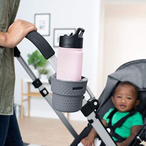 Skip Hop Universal Stroller Cup Holder, Stroll & Connect, Grey