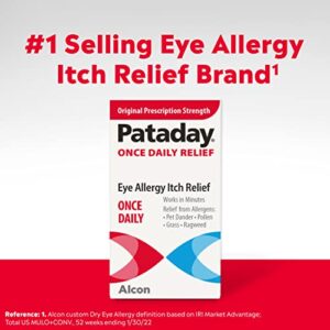 Pataday Once Daily Relief Allergy Eye Drops by Alcon, for Eye Allergy Itch Relief, 2.5 ml