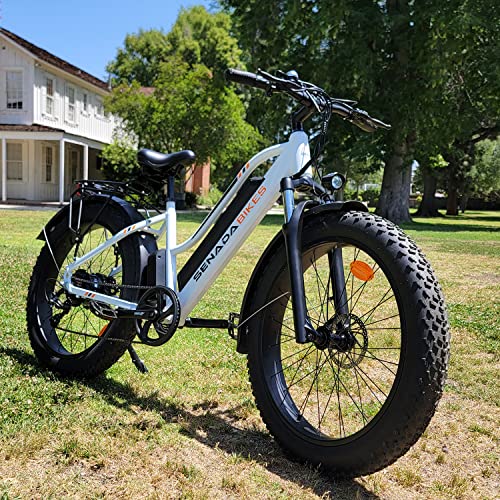 SENADA Fat Tire Electric Bike 26"X4" Electric Bicycle for Adults 30 MPH, 1000W Motor 48V 21AH Battery Snow Adults Ebike with Shimano 7-Speed for Electric Commuter/Trail Riding,UL Certified