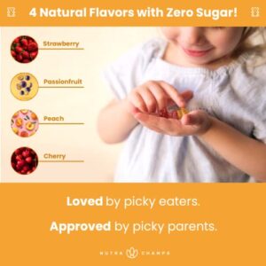 Kids Multivitamin Gummies | Multivitamin for Kids | Sugar Free Kids Vitamins | Vegan & Non-GMO | Gluten Free | Strawberry, Passionfruit, Peach & Cherry | 120 Gummy Vitamins for Kids (2 Pack)