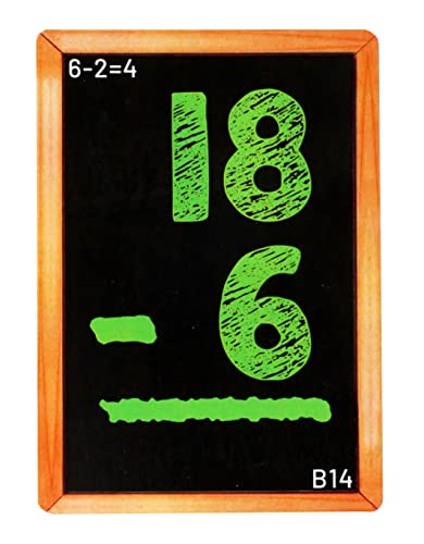 Regal Games - Two-Pack Math Flash Cards - Addition & Subtraction Practice - Bright, Bold Easy to Read - Classroom, Homework, Study Supplement - 56 Cards, 112 Problems Per Pack