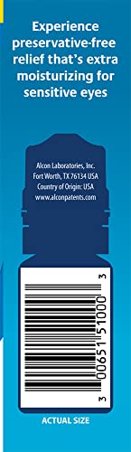 Systane Hydration Multi-Dose Preservative-Free Eye Drops Dry Eye Relief Twin Pack (2x10ml)