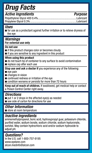 Systane Hydration Multi-Dose Preservative-Free Eye Drops Dry Eye Relief Twin Pack (2x10ml)