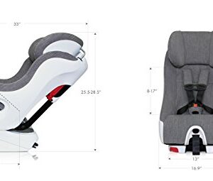 Clek Foonf Convertible Car Seat, Thunder (Crypton C-Zero Performance Fabric)