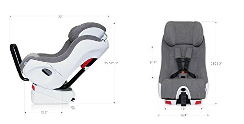 Clek Foonf Convertible Car Seat, Thunder (Crypton C-Zero Performance Fabric)