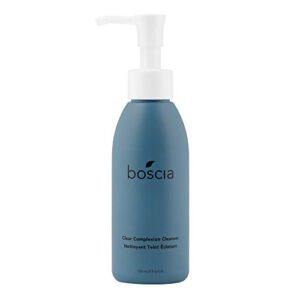 boscia clear complexion cleanser – vegan cruelty-free daily face wash & pore minimizer, natural clean skincare. acne & blackhead remover,5.07 fl oz (pack of 1)
