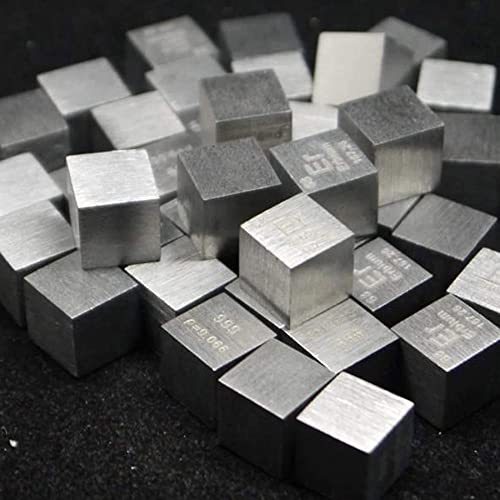 LINGOSHUN Periodic Table Erbium Metal Cube 99.9% Pure for Element Collection Lab Experiment Material Hobbies Substance Block Display/Matte / 10x10x10mm