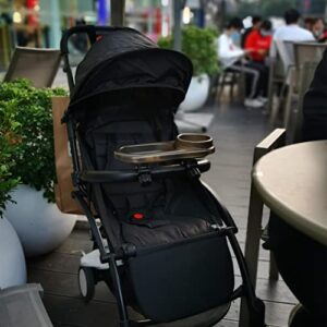 Cup and Tray Holder for Stroller, Baby Stroller Snack Tray Suitable for Most Strollers with Handrails.