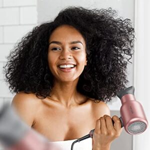 Wavytalk Professional Ionic Hair Dryer Blow Dryer with Diffuser and Concentrator for Curly Hair 1875 Watt Negative Ions Dryer with Ceramic Technology Nozzle for Fast Drying as Salon Light and Quiet