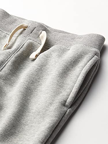 The Children's Place Baby Boys Toddler Active Fleece Jogger Sweatpants, Lt Grey 2 Pack, 6-9 Months