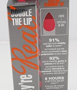 They're Real! Double The Lip by benefit Pink Thrills 1.5g