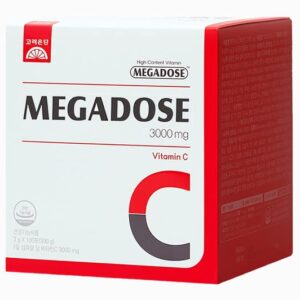 Megadose Vitamin C Powder 3000mg. 100 Count Single Serve Sticks. Pure High-Potency Immune Support No Additives No Artificial Ingredients. Fast Absorption, Antioxidant, Anti-Inflammatory, Non-GMO