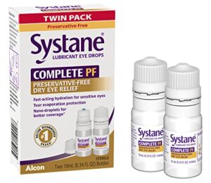 systane complete pf multi-dose preservative free dry eye drops 20ml(pack of 2 – 10ml bottles)