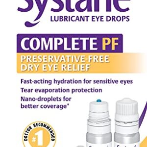 Systane COMPLETE PF Multi-Dose Preservative Free Dry Eye Drops 20ml(Pack of 2 – 10mL bottles)