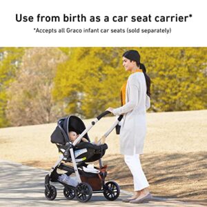 Graco Modes Pramette Stroller, Baby Stroller with True Pram Mode, Reversible Seat, One Hand Fold, Extra Storage, Child Tray, Pierce
