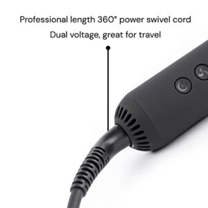 L'ANGE HAIR Le Duo 360° Airflow Styler | 2-in-1 Curling Wand & Titanium Flat Iron Hair Straightener | Professional Hair Curler with Cooling Air Vents | Dual Voltage & Adjustable Temp