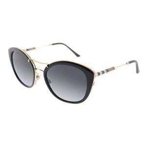 burberry women’s be4251q sunglasses black/polar grey gradient 53mm