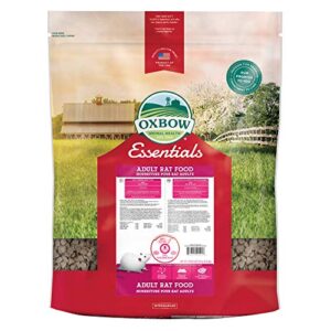 oxbow essentials adult rat food – all natural adult rat food – 20 lb.