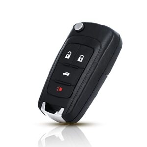 Key Fob Keyless Entry Remote Compatible with Chevy Cruze/Camaro/Impala/Equinox/GMC Terrain/Buick Lacrosse/Regal/Verano/Encore 2010-2019 Car Key Replacement for OHT01060512 (4 Buttons)