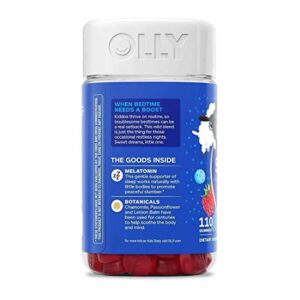 Olly Kids Sleep Gummies Supplement with Melatonin & L-theanine Chamomile (110 Gummies)