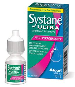 systane ultra lubricant eye drops, high performance 0.33 fl oz (10 ml) – twin pack